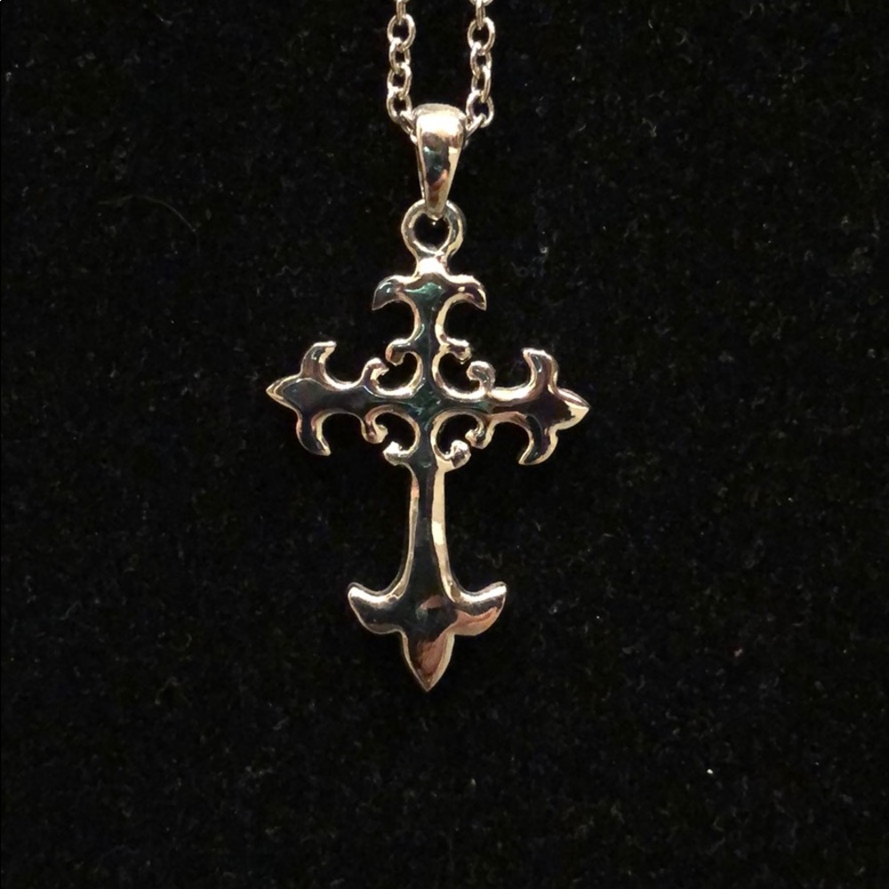Silver Cross Necklace